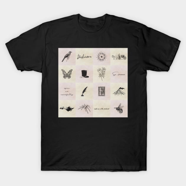 DICKINSON SERIES ART PATTERN DESIGN MERCH T-Shirt by aplinsky